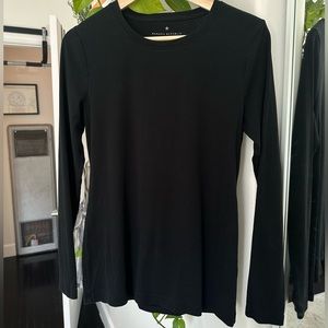 Banana Republic Black Long Sleeve Cotton Shirt